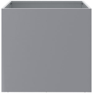 vidaXL Planters 2 pcs Silver 49x47x46 cm Galvanised Steel