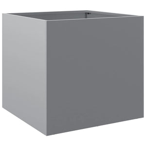 vidaXL Planters 2 pcs Silver 49x47x46 cm Galvanised Steel