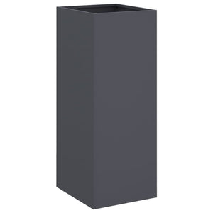 vidaXL Planter Anthracite 32x29x75 cm Steel