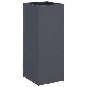 vidaXL Planter Anthracite 32x29x75 cm Steel