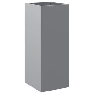 vidaXL Planter Silver 32x29x75 cm Galvanised Steel