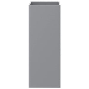 vidaXL Planter Silver 32x29x75 cm Galvanised Steel