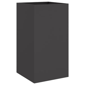 vidaXL Planter Black 42x38x75 cm Steel