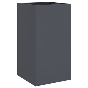 vidaXL Planter Anthracite 42x38x75 cm Steel