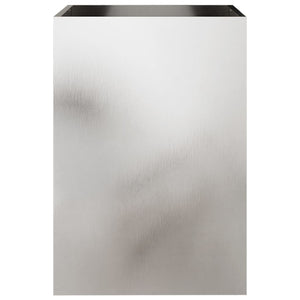 vidaXL Planter Silver 52x48x75 cm Stainless Steel