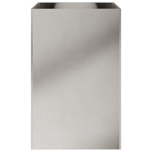 vidaXL Planter Silver 52x48x75 cm Stainless Steel