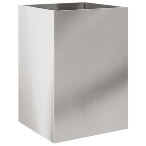 vidaXL Planter Silver 52x48x75 cm Stainless Steel