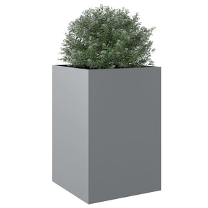 vidaXL Planter Silver 52x48x75 cm Galvanised Steel