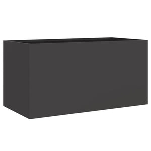 vidaXL Planter Black 62x30x29 cm Steel