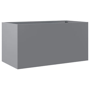 vidaXL Planter Silver 62x30x29 cm Galvanised Steel