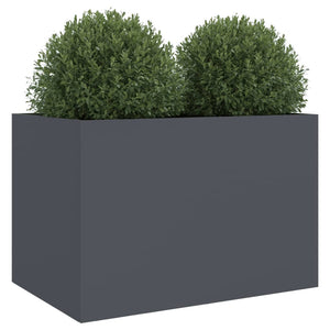 vidaXL Planter Anthracite 62x40x39 cm Steel