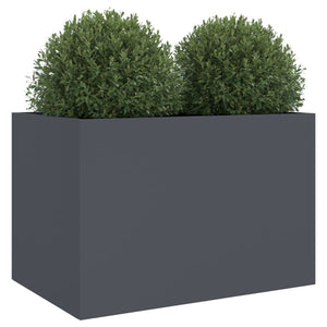 vidaXL Planter Anthracite 62x47x46 cm Steel