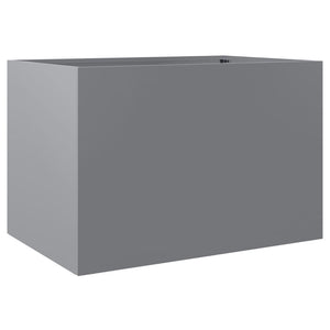 vidaXL Planter Silver 62x47x46 cm Galvanised Steel