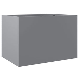 vidaXL Planter Silver 62x47x46 cm Galvanised Steel