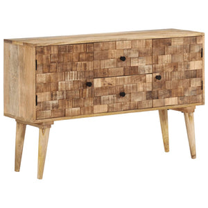 vidaXL Sideboard 110x30x70 cm Solid Wood Mango