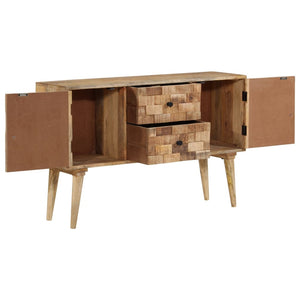 vidaXL Sideboard 110x30x70 cm Solid Wood Mango