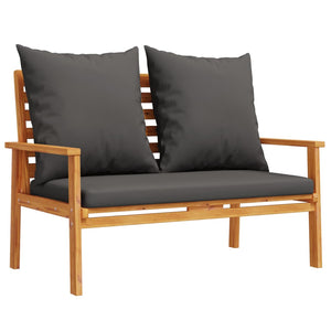 vidaXL 3 Piece Garden Lounge Set with Cushions Solid Wood Acacia