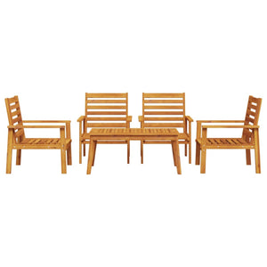 vidaXL 5 Piece Garden Lounge Set Solid Wood Acacia