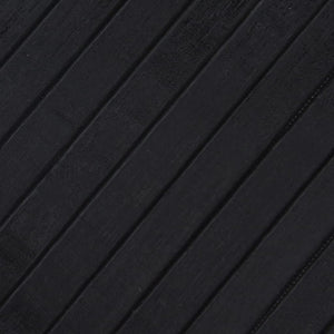 vidaXL Rug Rectangular Black 60x500 cm Bamboo