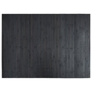 vidaXL Rug Rectangular Grey 70x100 cm Bamboo