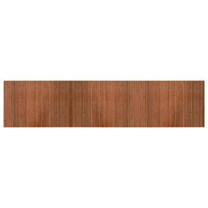 vidaXL Rug Rectangular Brown 70x300 cm Bamboo