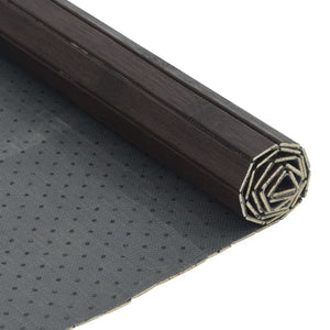 vidaXL Rug Rectangular Dark Brown 70x300 cm Bamboo