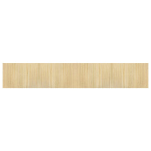 vidaXL Rug Rectangular Light Nature 70x400 cm Bamboo