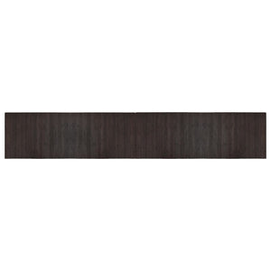 vidaXL Rug Rectangular Dark Brown 70x400 cm Bamboo