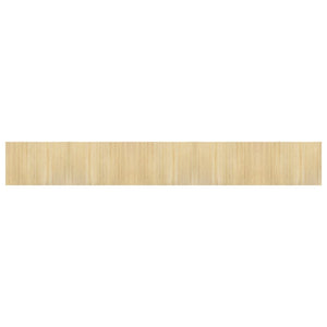 vidaXL Rug Rectangular Light Nature 70x500 cm Bamboo