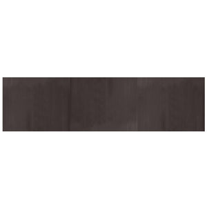 vidaXL Rug Rectangular Dark Brown 80x300 cm Bamboo