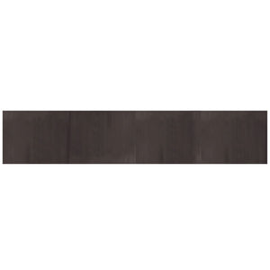 vidaXL Rug Rectangular Dark Brown 80x400 cm Bamboo