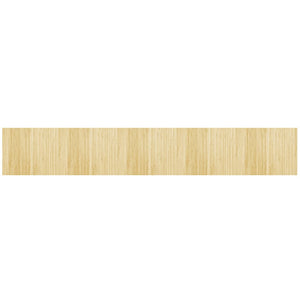 vidaXL Rug Rectangular Light Nature 80x500 cm Bamboo