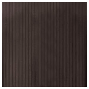 vidaXL Rug Square Dark Brown 100x100 cm Bamboo