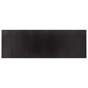 vidaXL Rug Rectangular Dark Brown 100x300 cm Bamboo