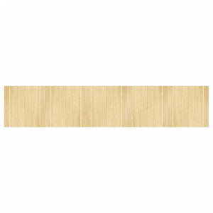 vidaXL Rug Rectangular Light Nature 100x500 cm Bamboo