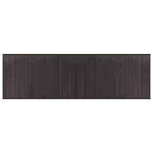 vidaXL Rug Rectangular Dark Brown60x200 cm Bamboo