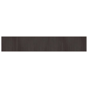 vidaXL Rug Rectangular Dark Brown70x400 cm Bamboo