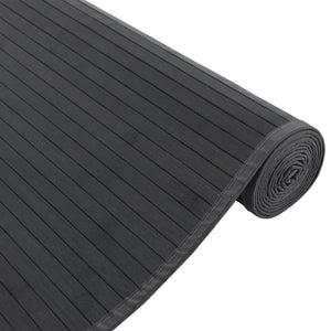 vidaXL Rug Rectangular Black80x300 cm Bamboo