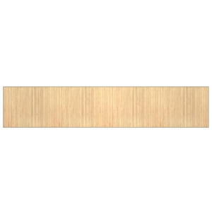 vidaXL Rug Rectangular Light Natural80x400 cm Bamboo