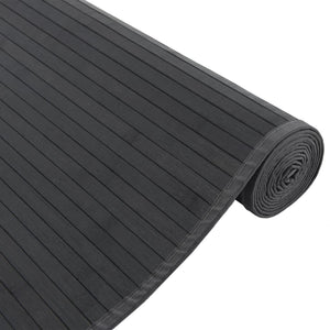 vidaXL Rug Rectangular Black80x500 cm Bamboo