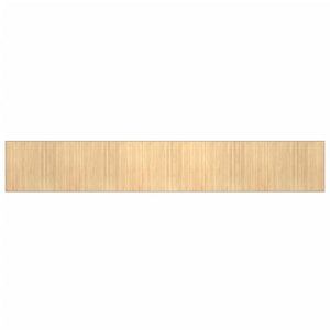 vidaXL Rug Rectangular Light Natural80x500 cm Bamboo