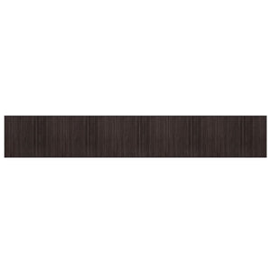 vidaXL Rug Rectangular Dark Brown80x500 cm Bamboo