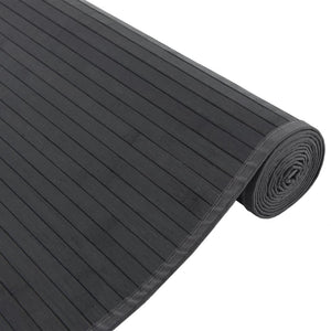 vidaXL Rug Rectangular Black80x1000 cm Bamboo