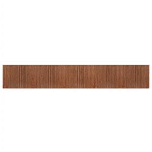 vidaXL Rug Rectangular Brown80x1000 cm Bamboo