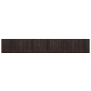 vidaXL Rug Rectangular Dark Brown80x1000 cm Bamboo