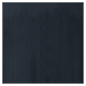 vidaXL Rug Square Grey100x100 cm Bamboo