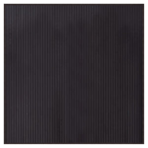 vidaXL Rug Square Dark Brown100x100 cm Bamboo