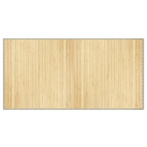 vidaXL Rug Rectangular Light Natural100x200 cm Bamboo