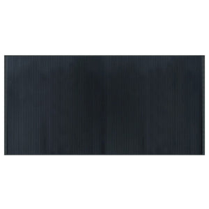 vidaXL Rug Rectangular Grey100x200 cm Bamboo