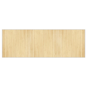 vidaXL Rug Rectangular Light Natural100x300 cm Bamboo